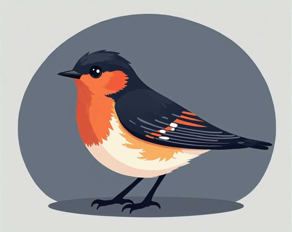 Robin Bird Red - 104